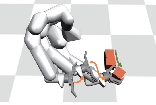 Learning Motor Skills of Reactive Reaching and Grasping of Objects